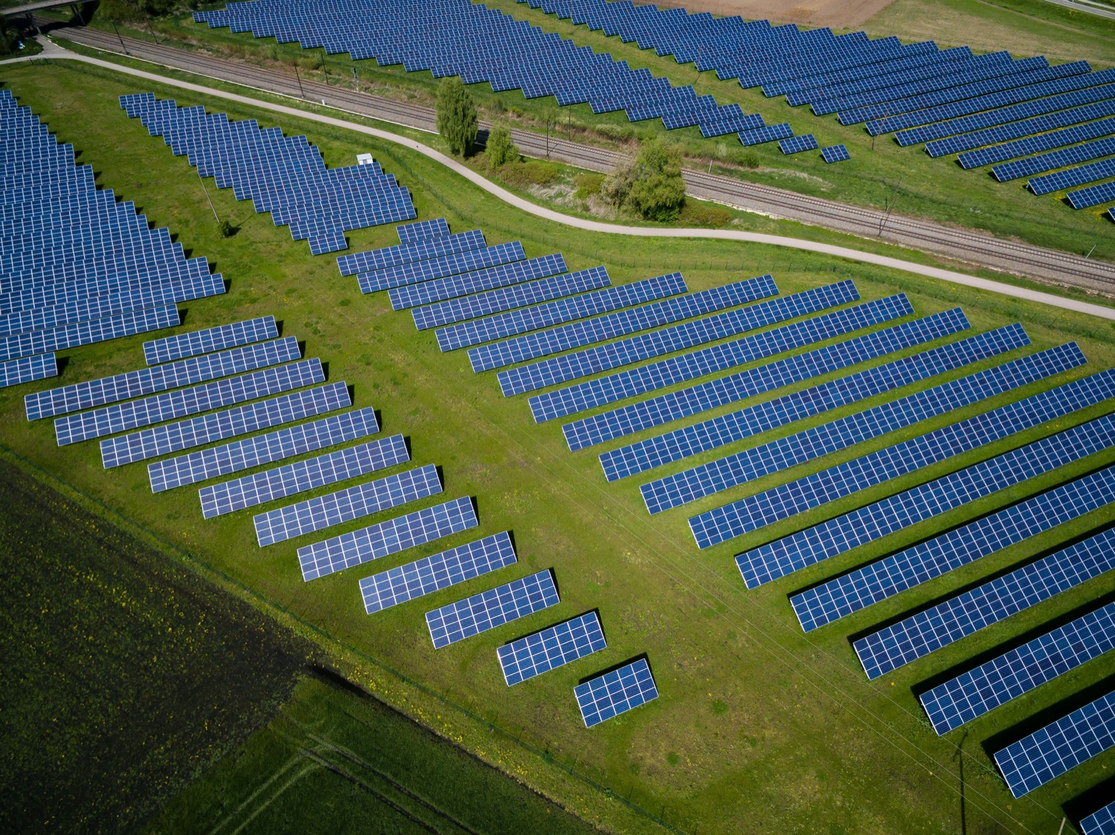 Utility scale solar farm
